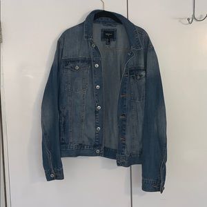 Forever 21 distressed jean jacket